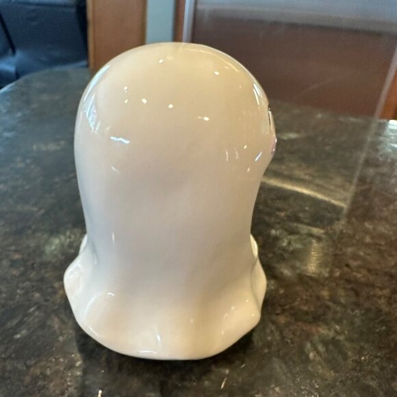 Halloween Ceramic Happy Ghost Candy Dish Sponge Holder Unique Eclectic Decor - Picture 3 of 8